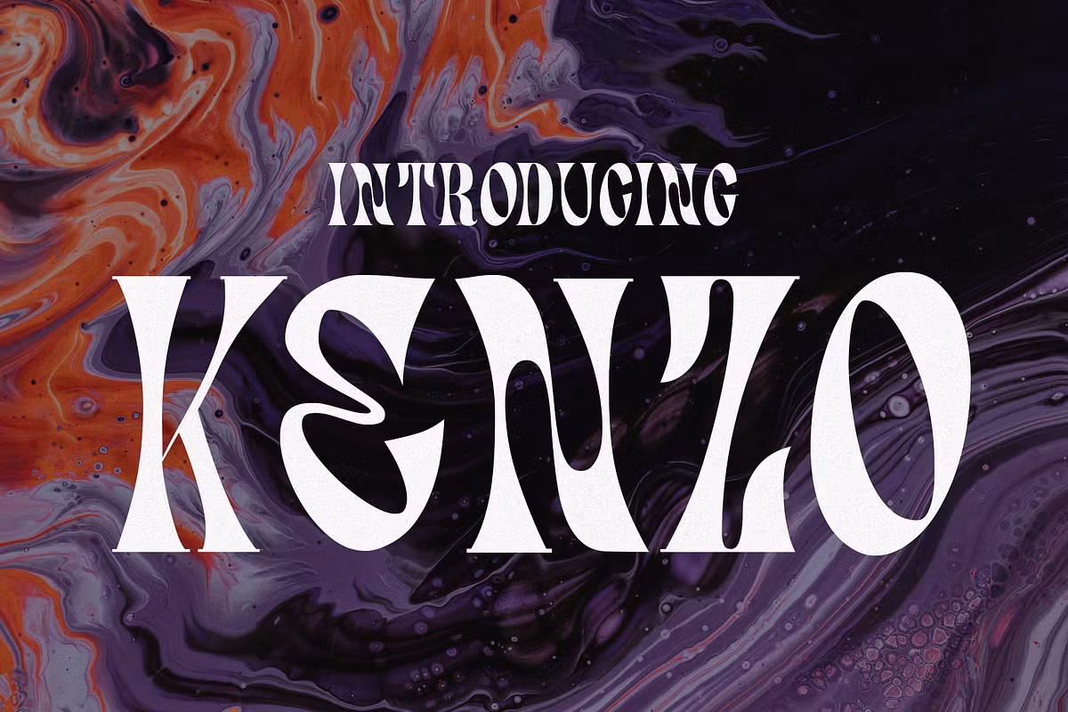 Kenzo - Psychedelic Typeface Free Download Free Download Kenzo - Psychedelic Typeface Free Download Free Download