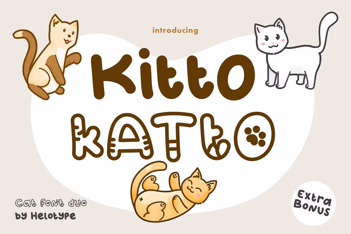 Kitto Katto Cat Theme Font Free Download Free Download Kitto Katto Cat Theme Font Free Download Free Download