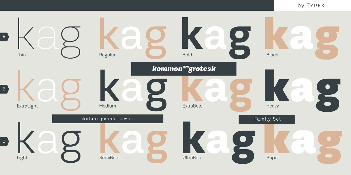 Kommon Grotesk Font