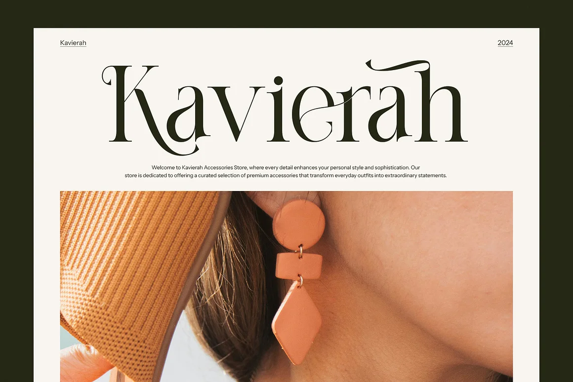 Kongli Elegant Serif Font