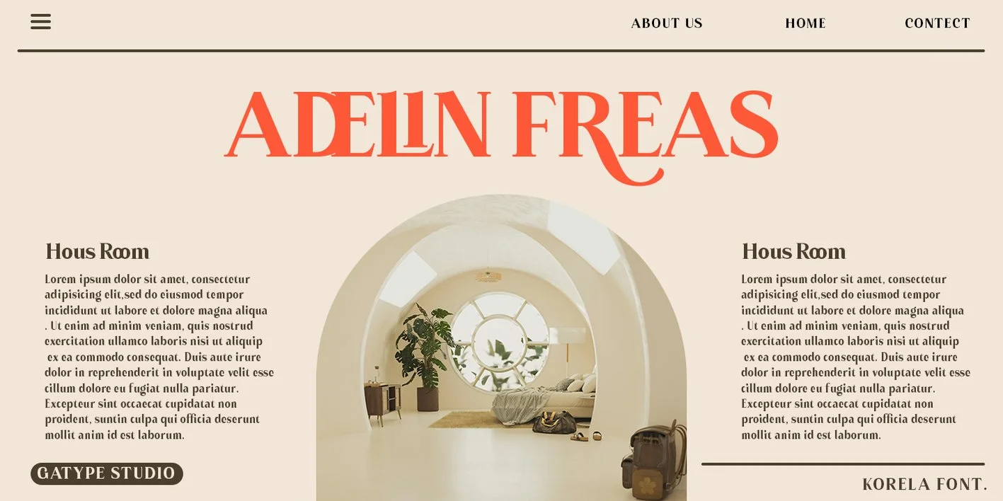 Korela Serif Font