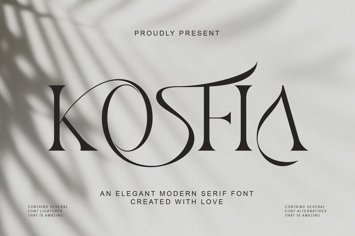 Kosfia Font Free Download Kosfia Font Free Download