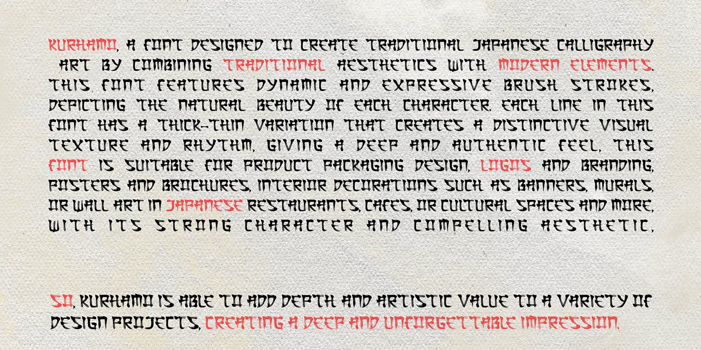 Kurhamo Font Free Download Kurhamo Font Free Download