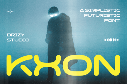 Kxon – Simplistic Futuristic Font