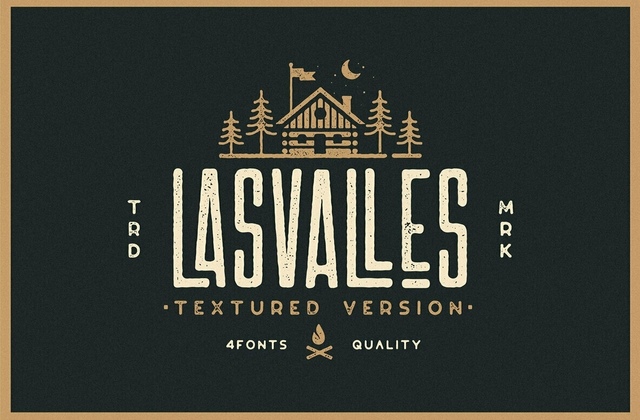 Las Valles Textured Font Free Download Las Valles Textured Font Free Download