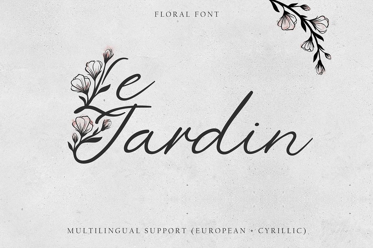 'Le Jardin' Floral Font Free Download Free Download 'Le Jardin' Floral Font Free Download Free Download