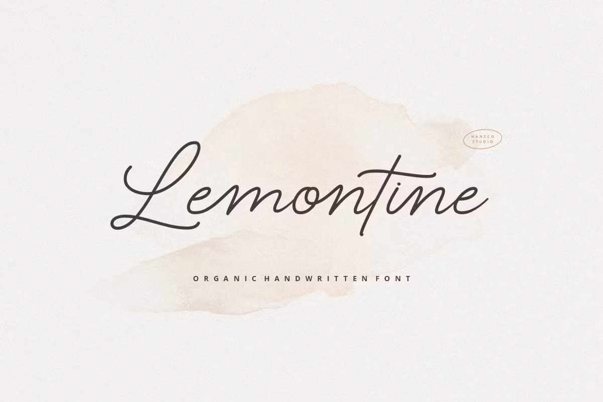 Lemontine Monoline Font Free Download Free Download