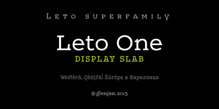 Leto One Font Free Download Leto One Font Free Download