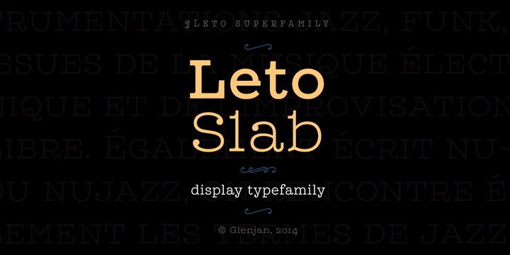 Leto Slab Font Free Download Leto Slab Font Free Download