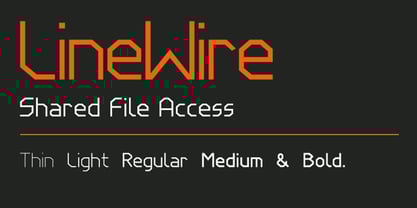LineWire Font Free Download LineWire Font Free Download