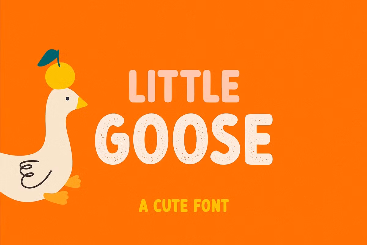 Little goose | Cute font Free Download Free Download Little goose | Cute font Free Download Free Download