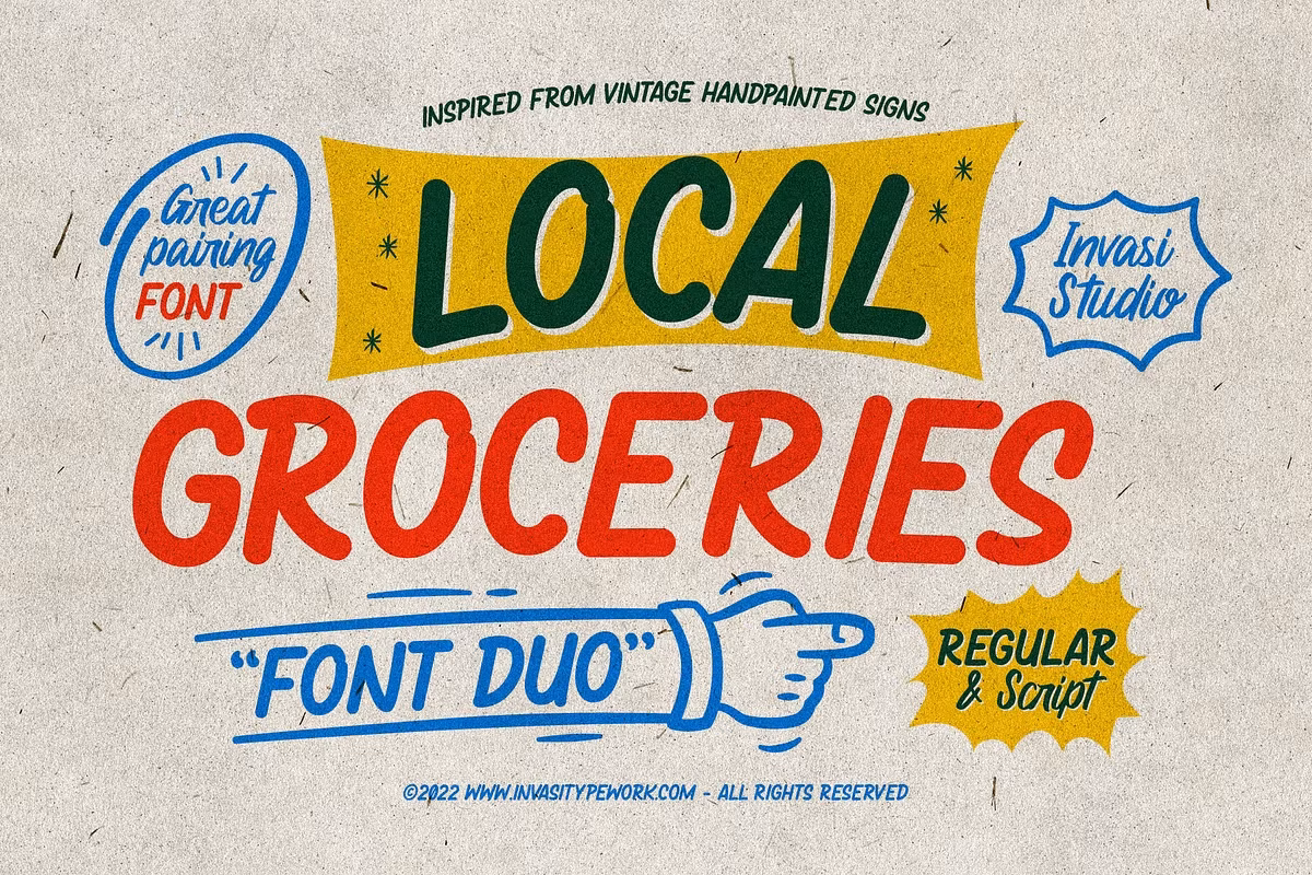 Local Groceries - Vintage Sign Duo Free Download Free Download Local Groceries - Vintage Sign Duo Free Download Free Download
