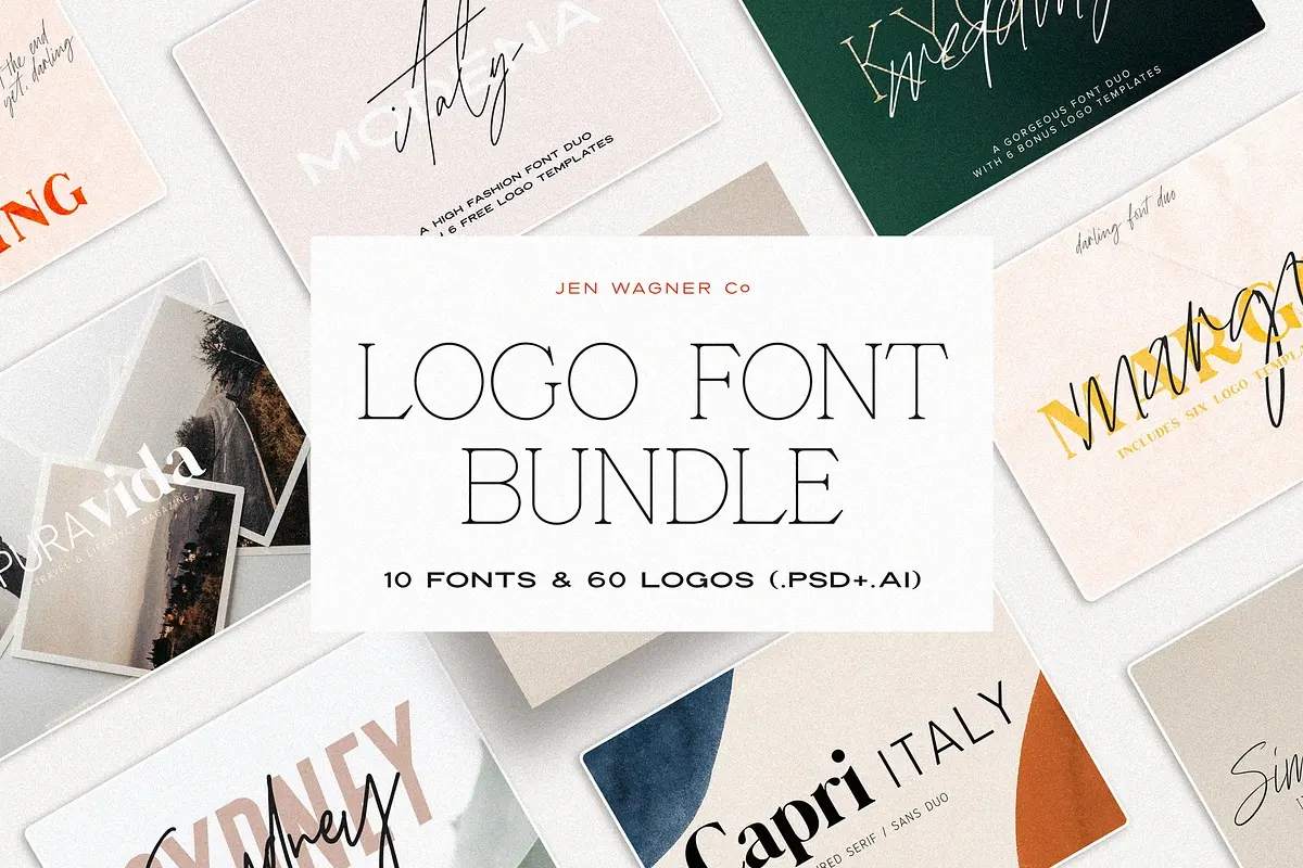 Logo Font Bundle by Jen Wagner Co. Free Download Free Download Logo Font Bundle by Jen Wagner Co. Free Download Free Download