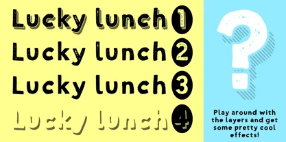 Lucky Lunch Font