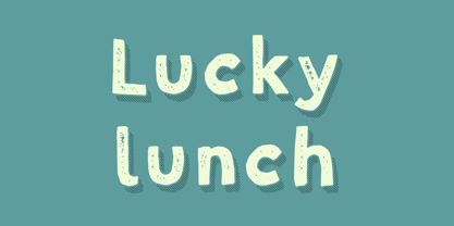 Lucky Lunch Font Free Download Lucky Lunch Font Free Download