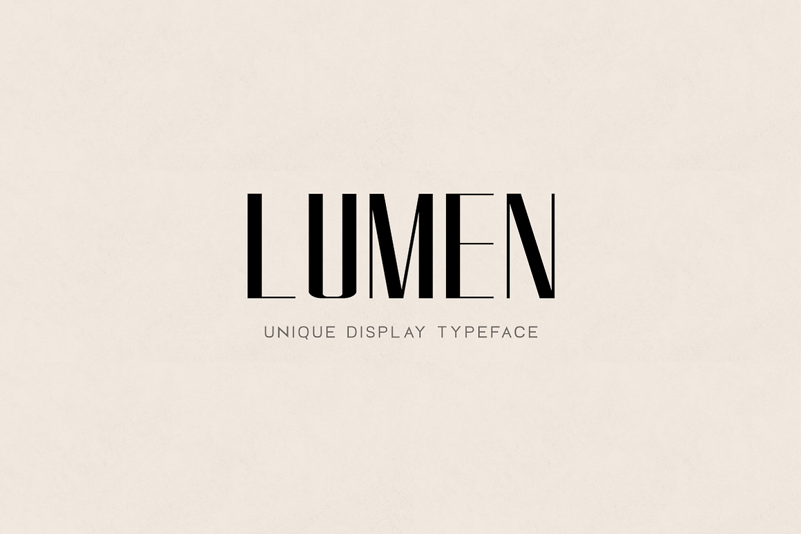 LUMEN - Display / Headline Typeface Free Download LUMEN - Display / Headline Typeface Free Download