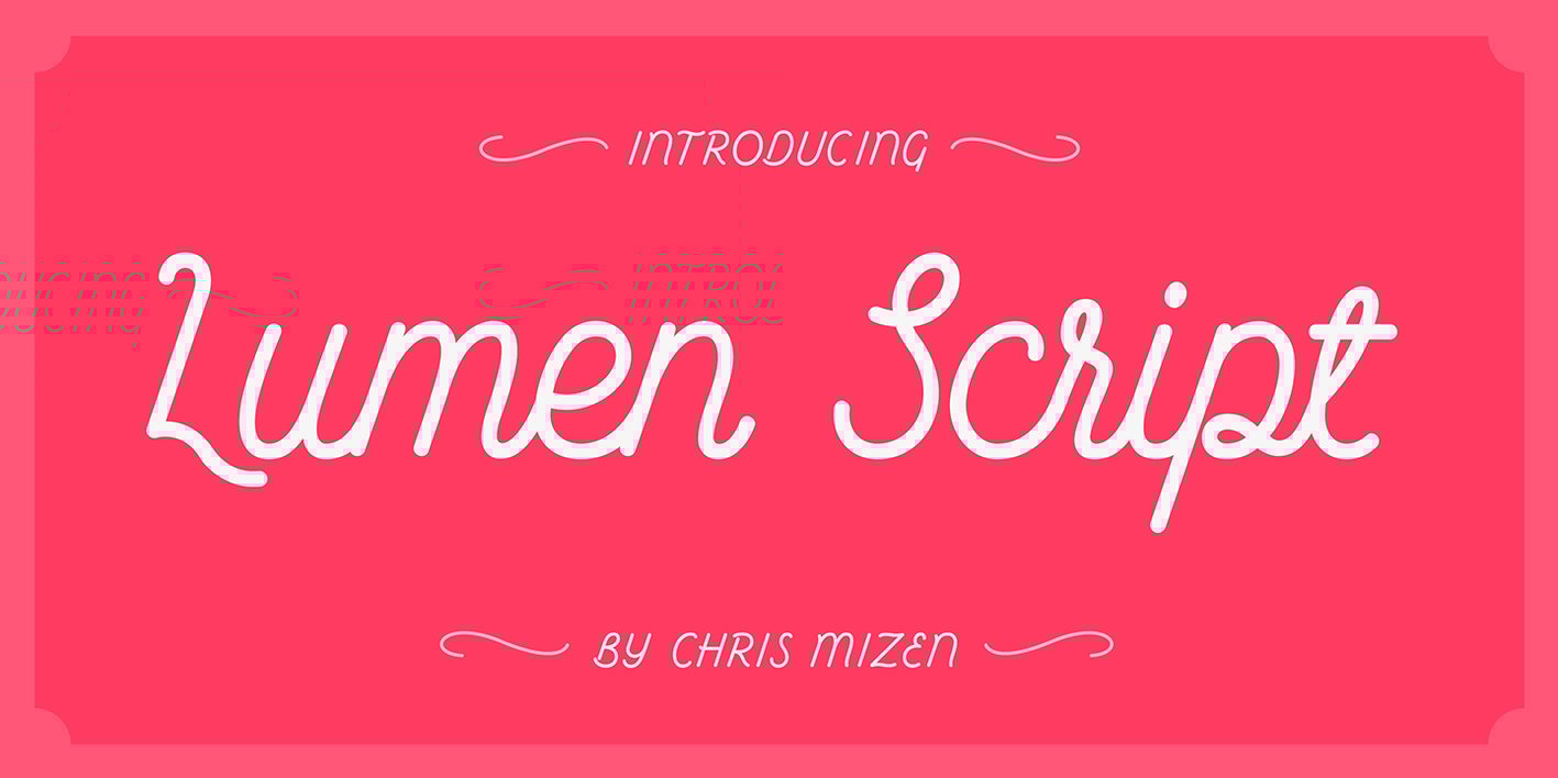 Lumen Script Font Free Download