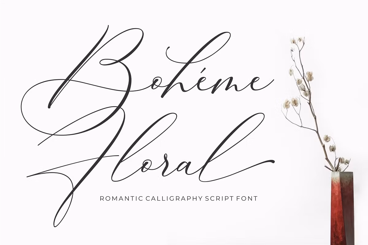 Luxury Font - Boheme Floral Free Download Free Download Luxury Font - Boheme Floral Free Download Free Download