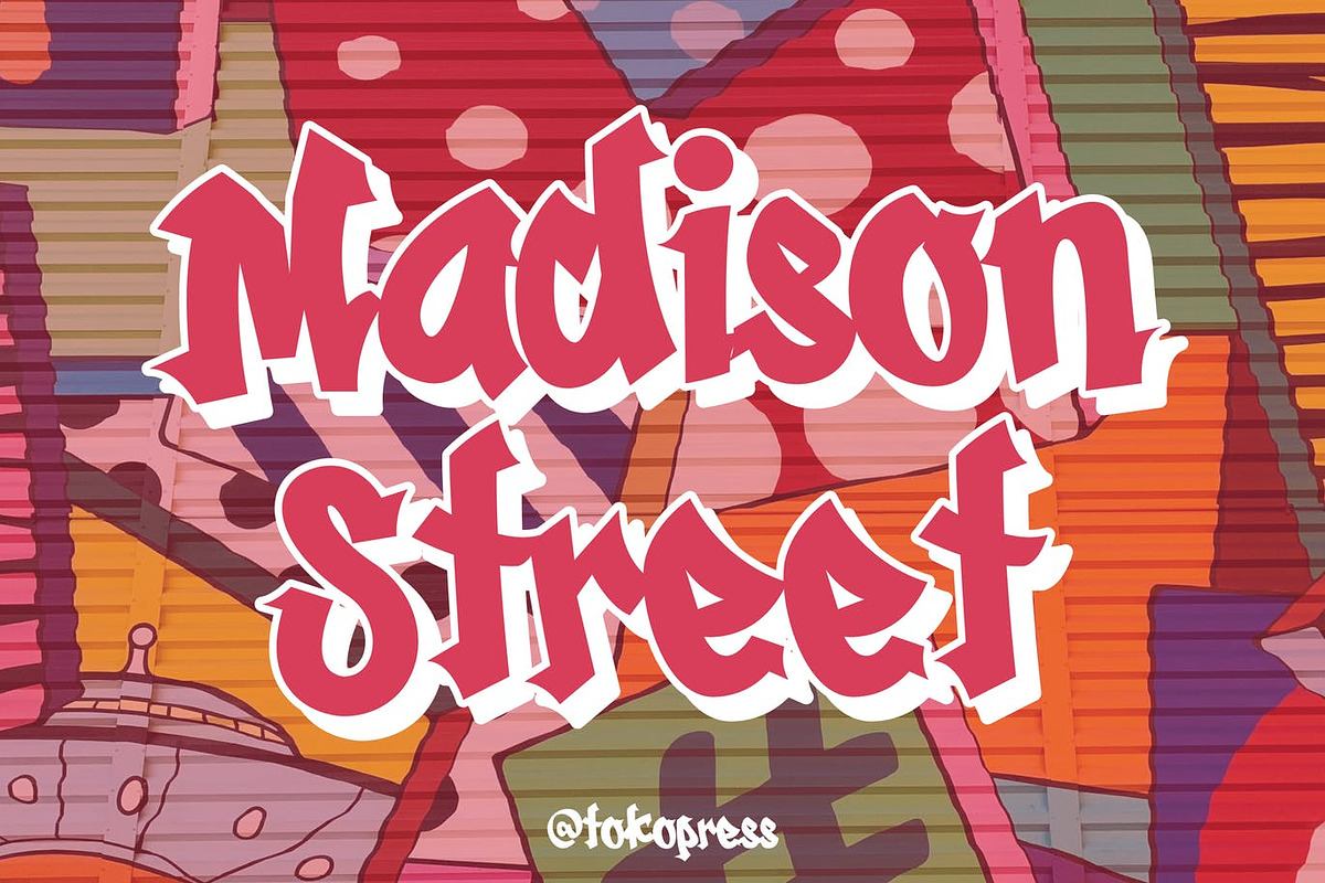Madison Street - graffiti font Free Download Free Download Madison Street - graffiti font Free Download Free Download