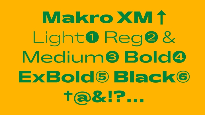Makro XM Font Free Download Makro XM Font Free Download