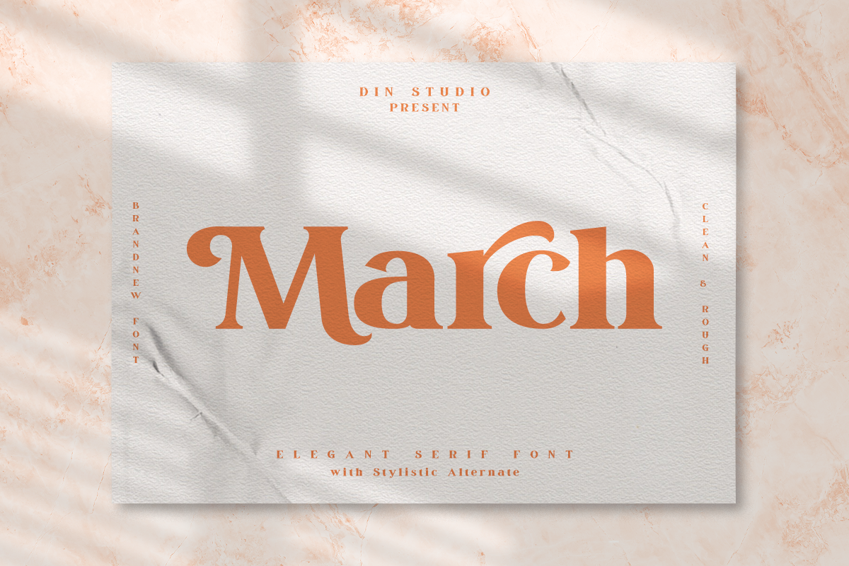 March - Elegant Serif Font Free Download Free Download