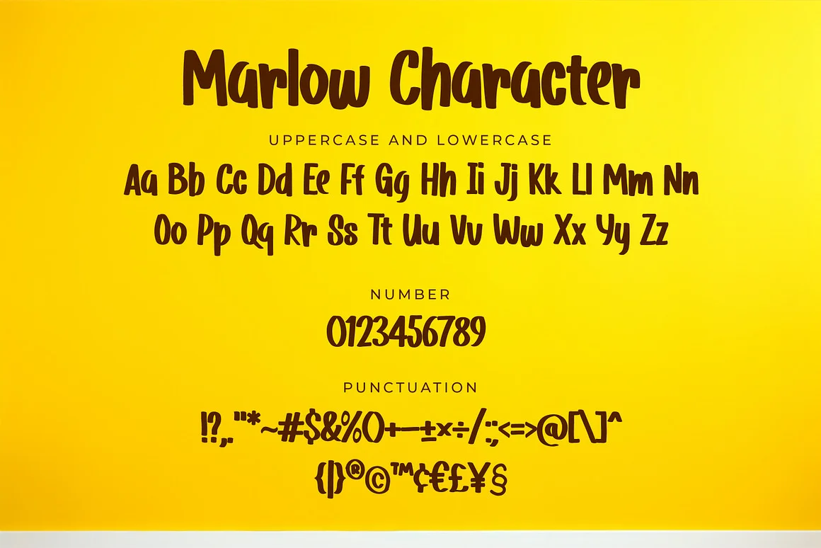 Marlow Handdrawn Brush Font