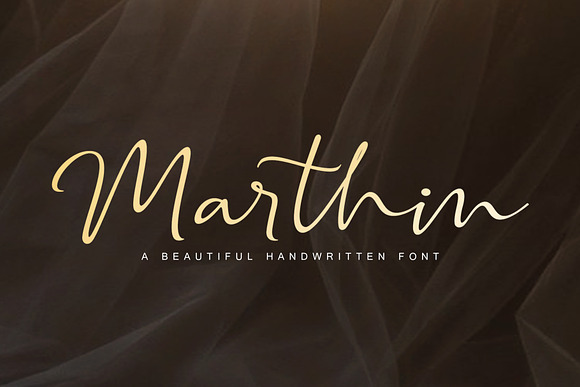 Marthin - Script Font Free Download Marthin - Script Font Free Download