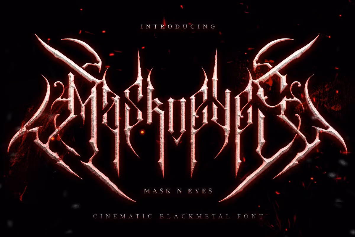 MasknEyes Cinematic Blackmetal Font Free Download Free Download MasknEyes Cinematic Blackmetal Font Free Download Free Download