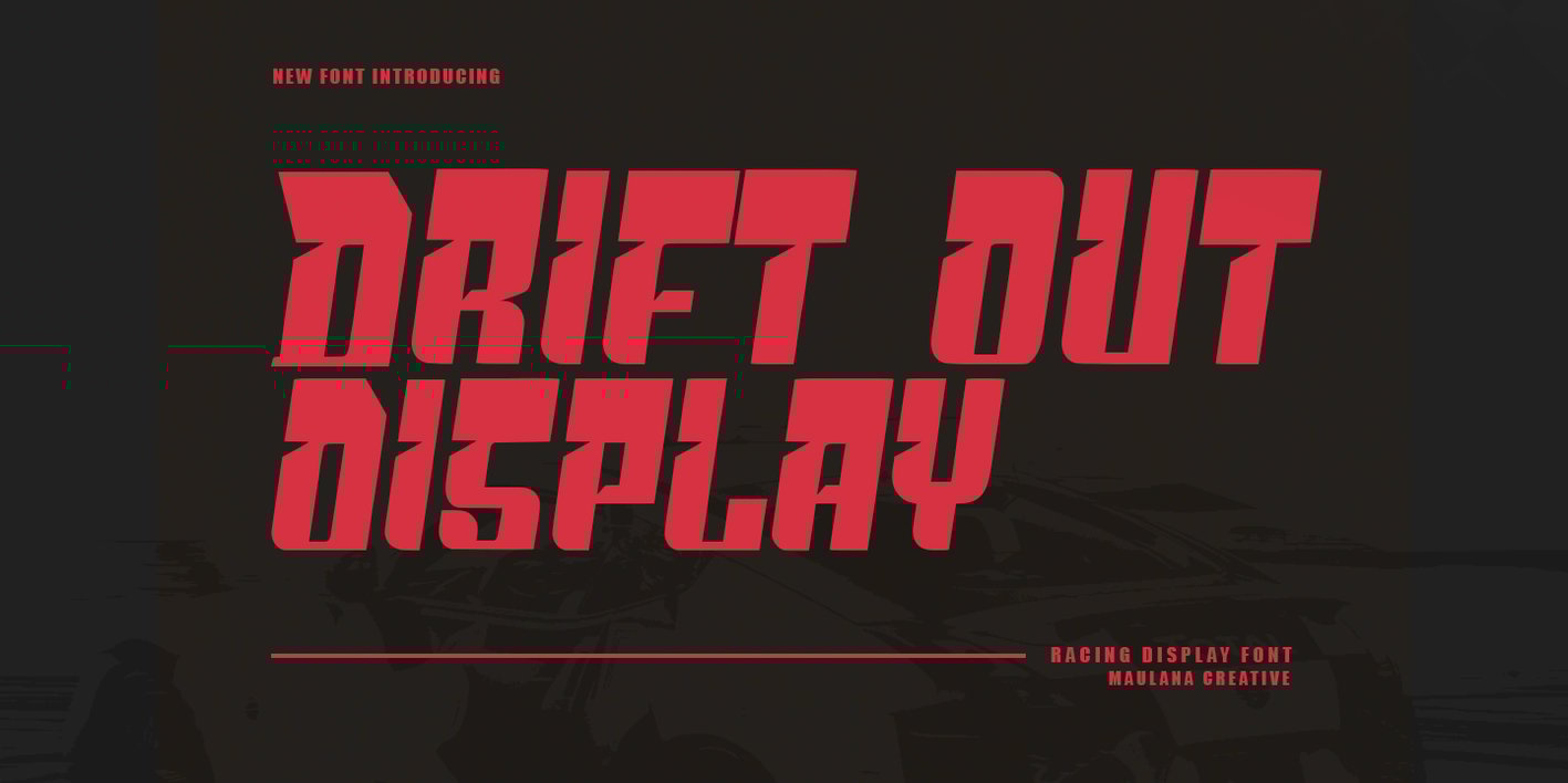 MC Drift Out Font Free Download MC Drift Out Font Free Download