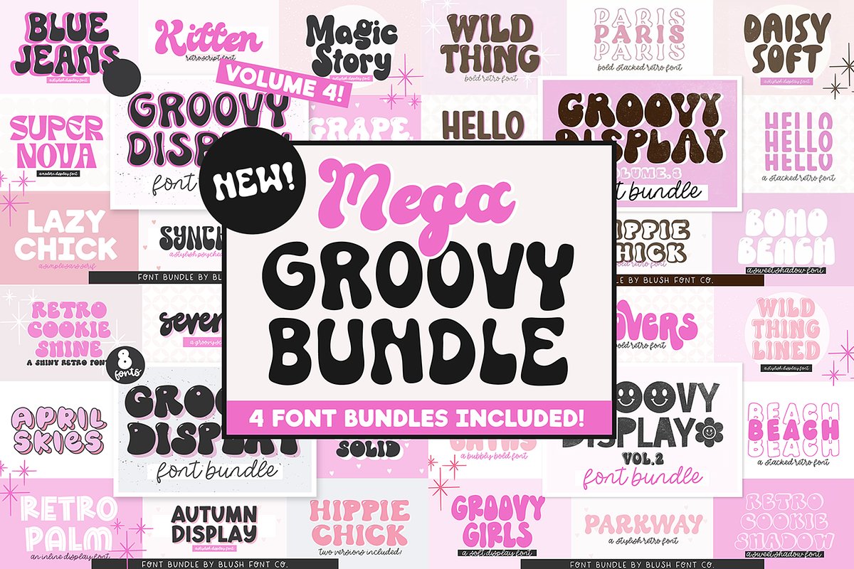 MEGA GROOVY RETRO FONT BUNDLE Free Download Free Download MEGA GROOVY RETRO FONT BUNDLE Free Download Free Download