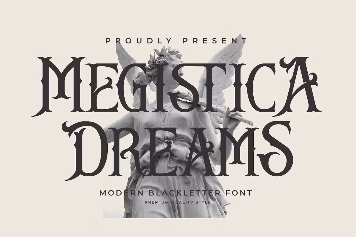 Megistica Dreams Modern Blackletter Free Download Free Download