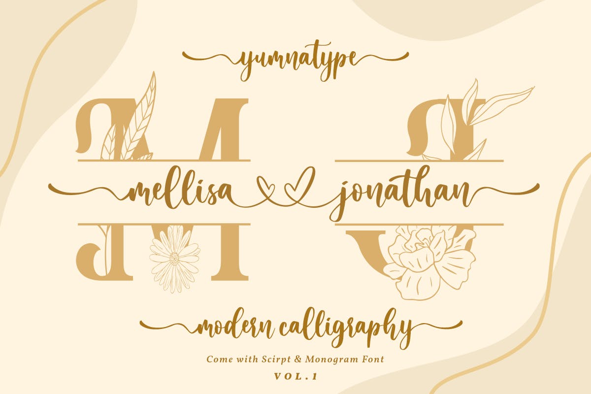 Mellisa Jonathan - Wedding Font Free Download Mellisa Jonathan - Wedding Font Free Download