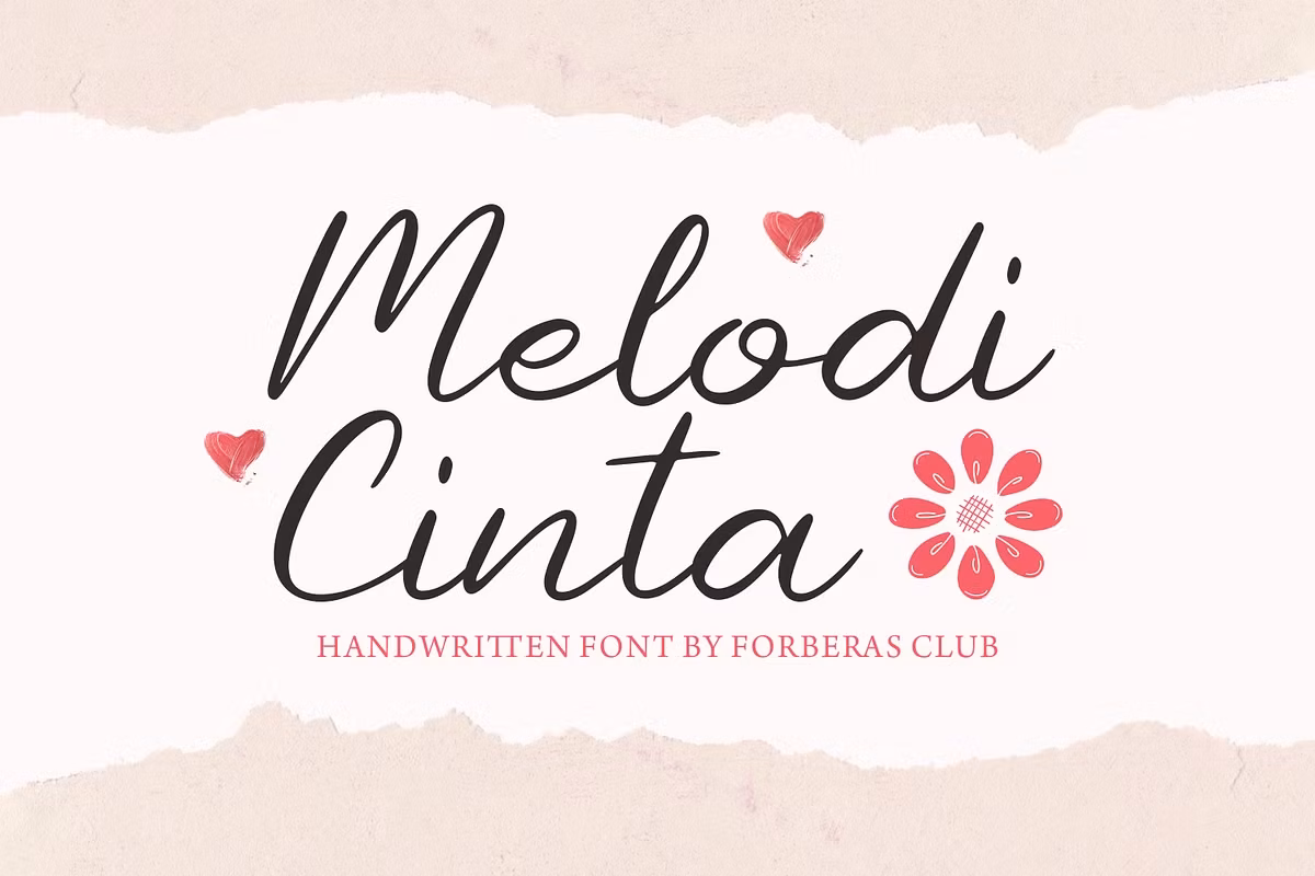 Melodi Cinta | Love Call Lettering Free Download Free Download