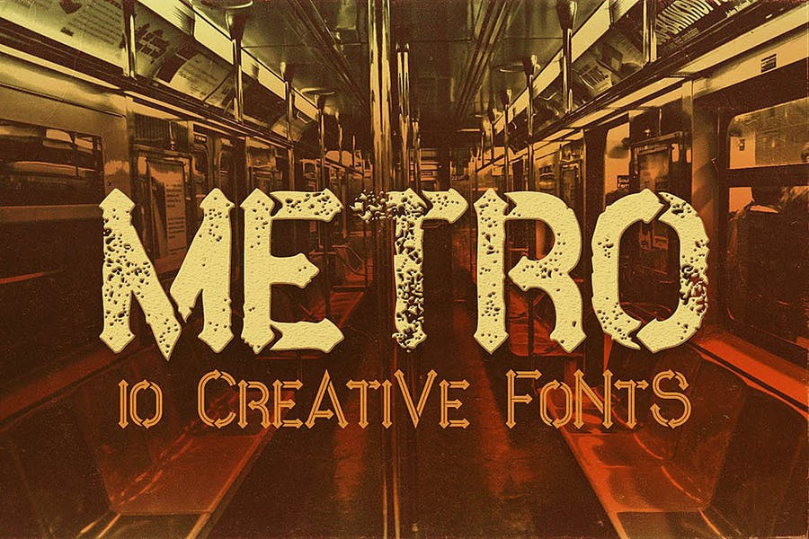 Metro - 10 Fonts Family Free Download Metro - 10 Fonts Family Free Download