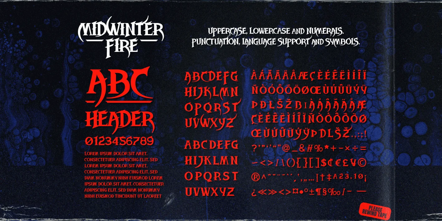 Midwinter Fire Font