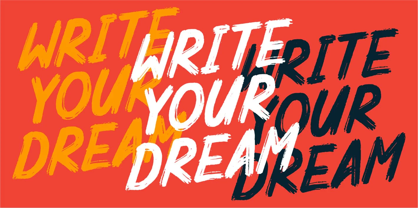 Mighty Brush Font