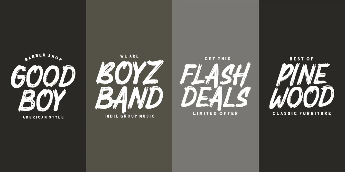 Mighty Brush Font