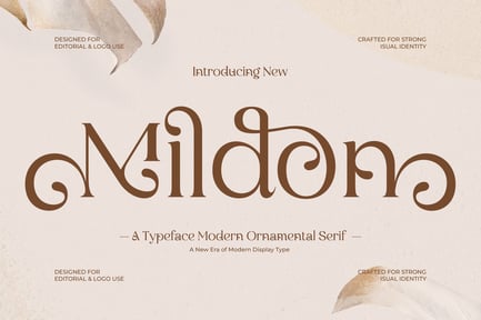 Mildon – Modern Serif Font
