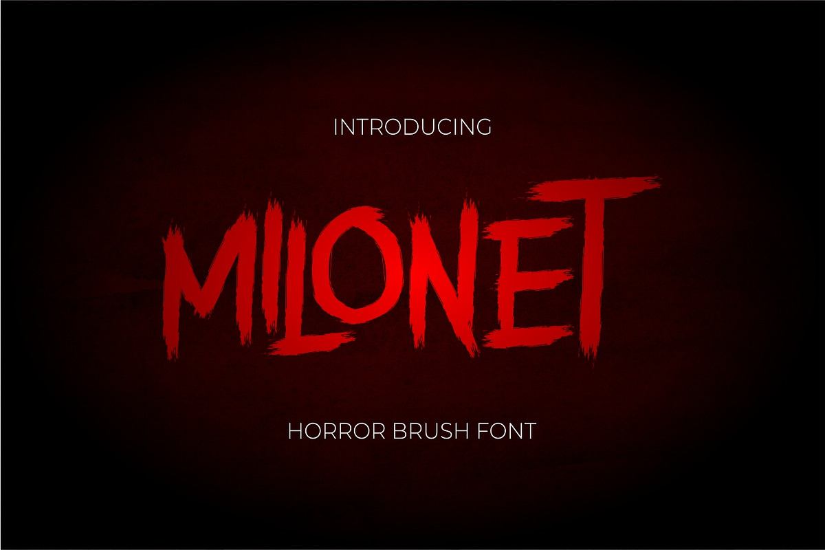 Milonet Horror Brush Font Free Download Free Download Milonet Horror Brush Font Free Download Free Download