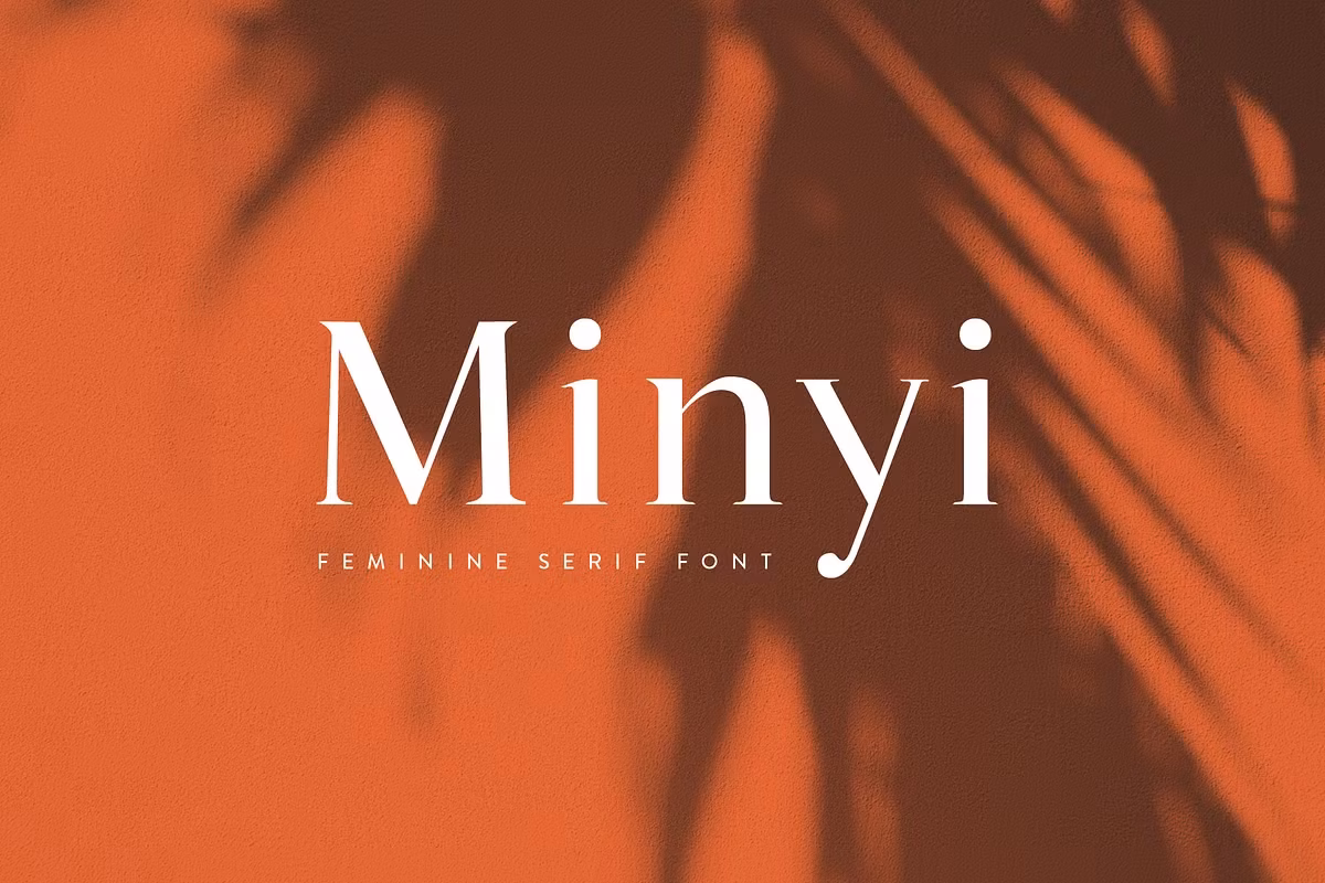Minyi - A Feminine Serif Typeface Free Download Free Download