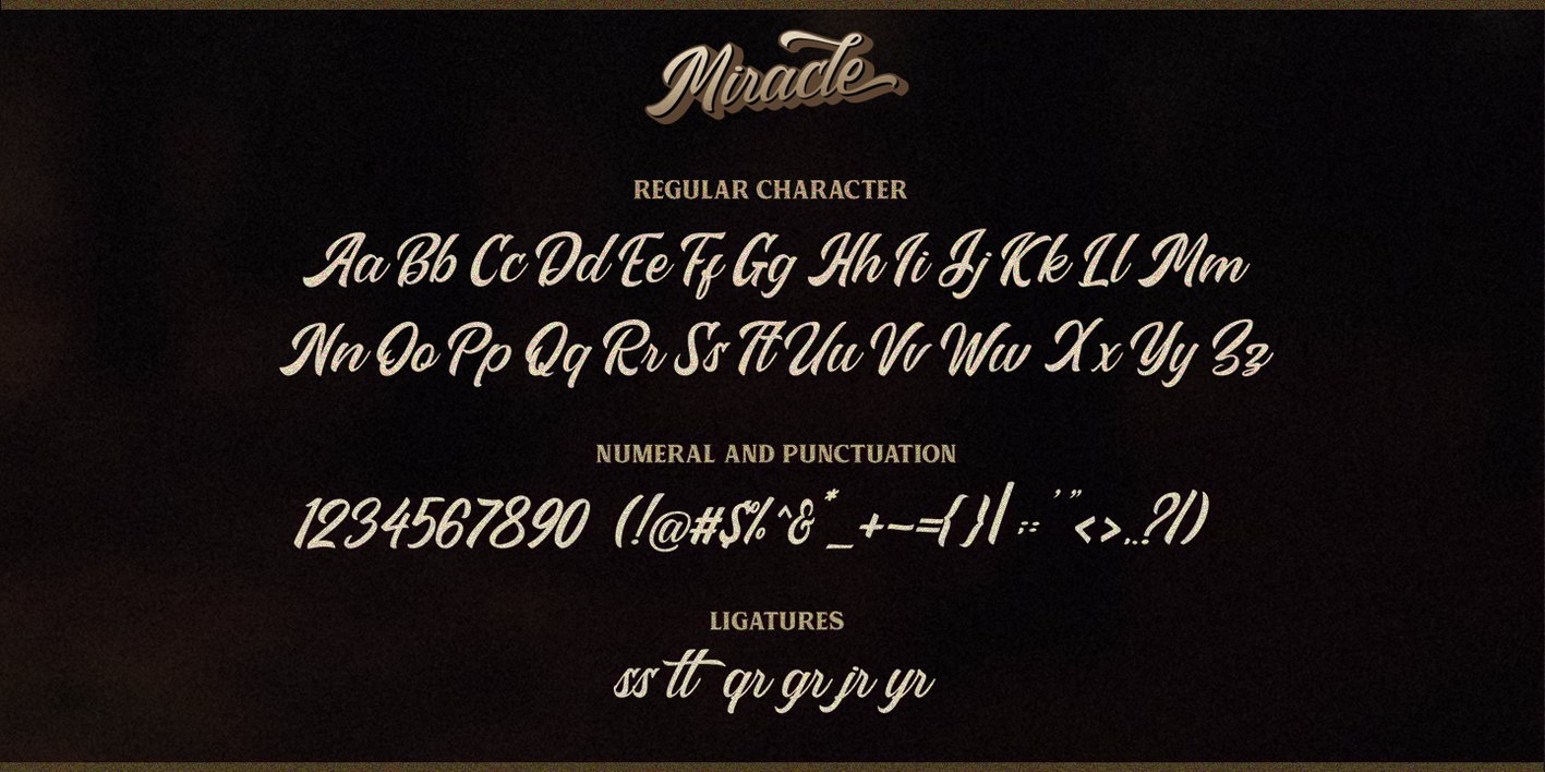 Miracle Script Font Free Download Miracle Script Font Free Download