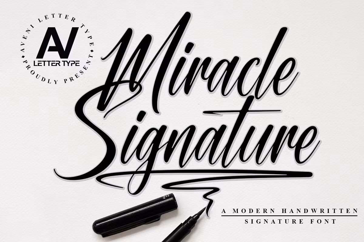 Miracle Signature | Handwritten Font Free Download Free Download Miracle Signature | Handwritten Font Free Download Free Download
