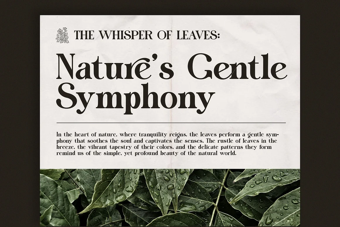 Mistesy Modern Serif Font