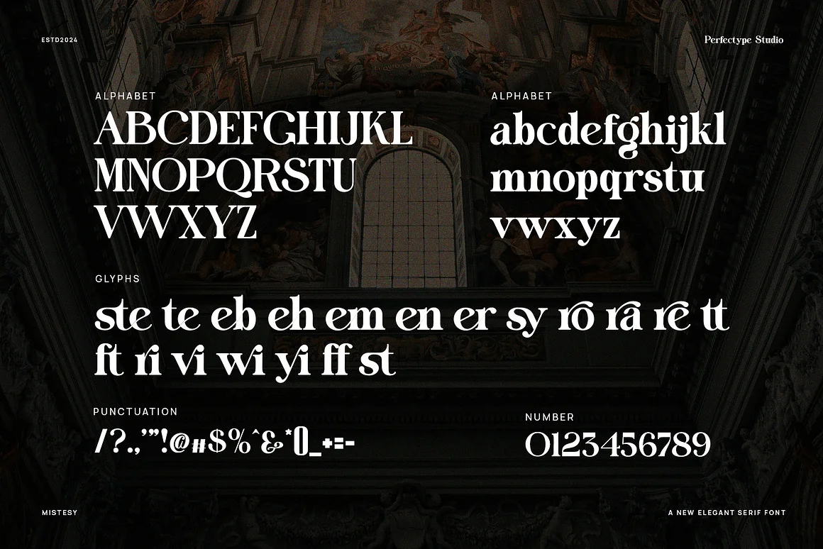 Mistesy Modern Serif Font