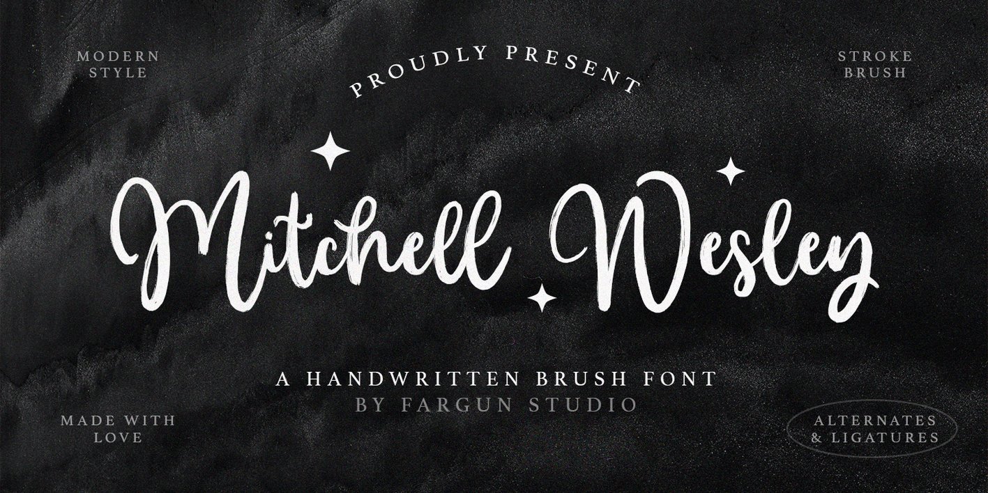 Mitchell Wesley Font Free Download Mitchell Wesley Font Free Download