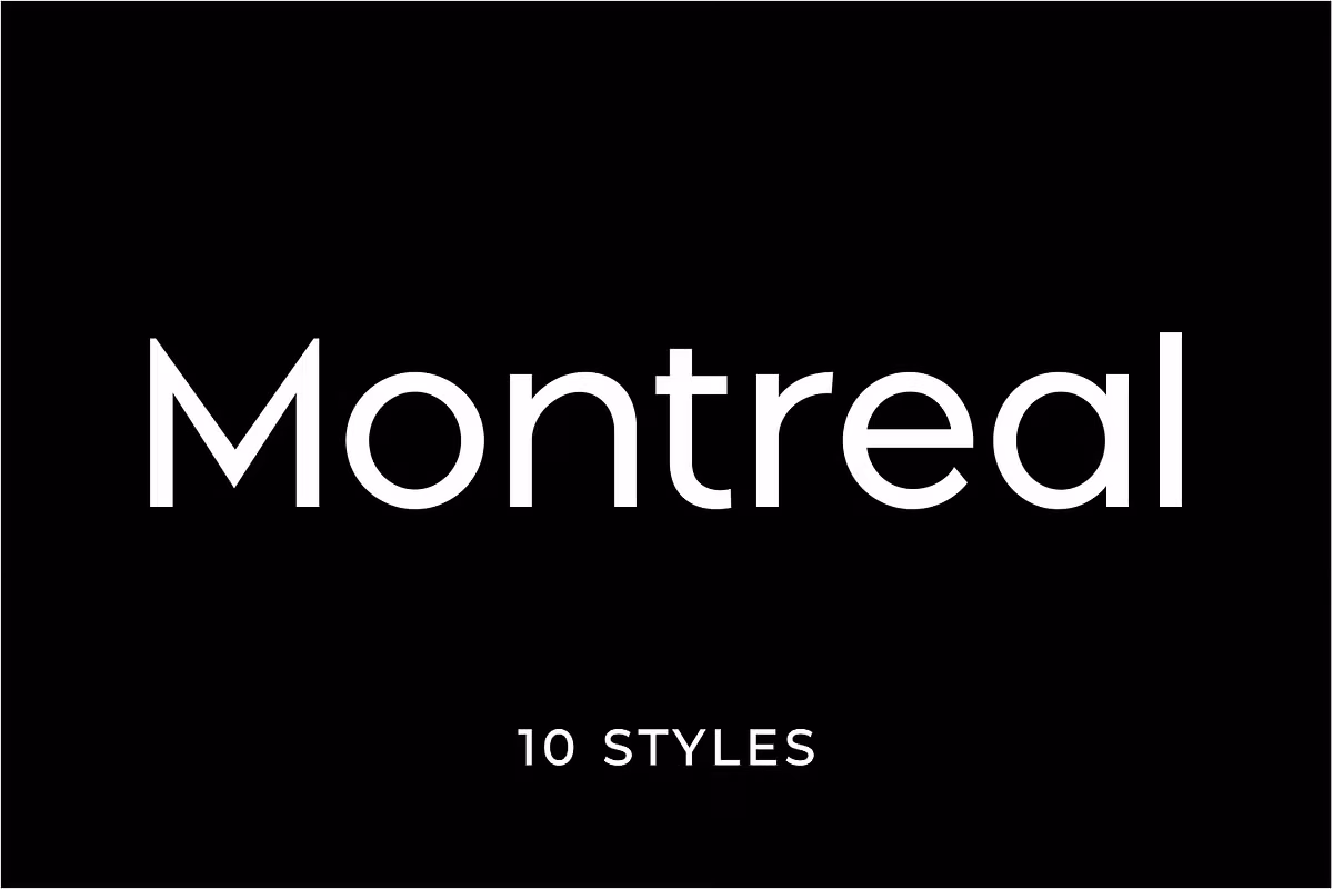 Montreal – Geometric Sans Serif Free Download Free Download