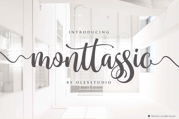 Monttassic - Luxury Script Font Free Download Monttassic - Luxury Script Font Free Download