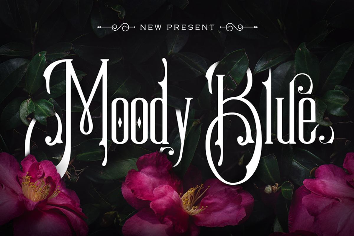 Moody Blue | An Elegant Vintage Font Free Download Free Download Moody Blue | An Elegant Vintage Font Free Download Free Download