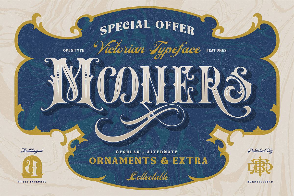Mooners - Victorian Typeface Free Download Free Download