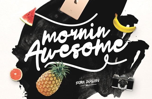 Mornin Awesome Font Free Download Mornin Awesome Font Free Download
